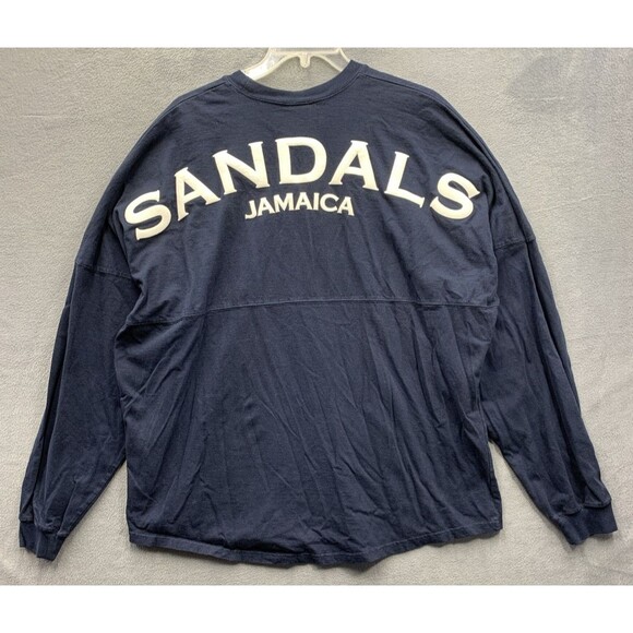 Sprit Jersey Shirt Women's Sandals Jamaica Pullover Navy Blue Team Spirit XXL - Picture 1 of 16